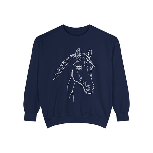 Horse Portrait Sketch - Sweatshirt