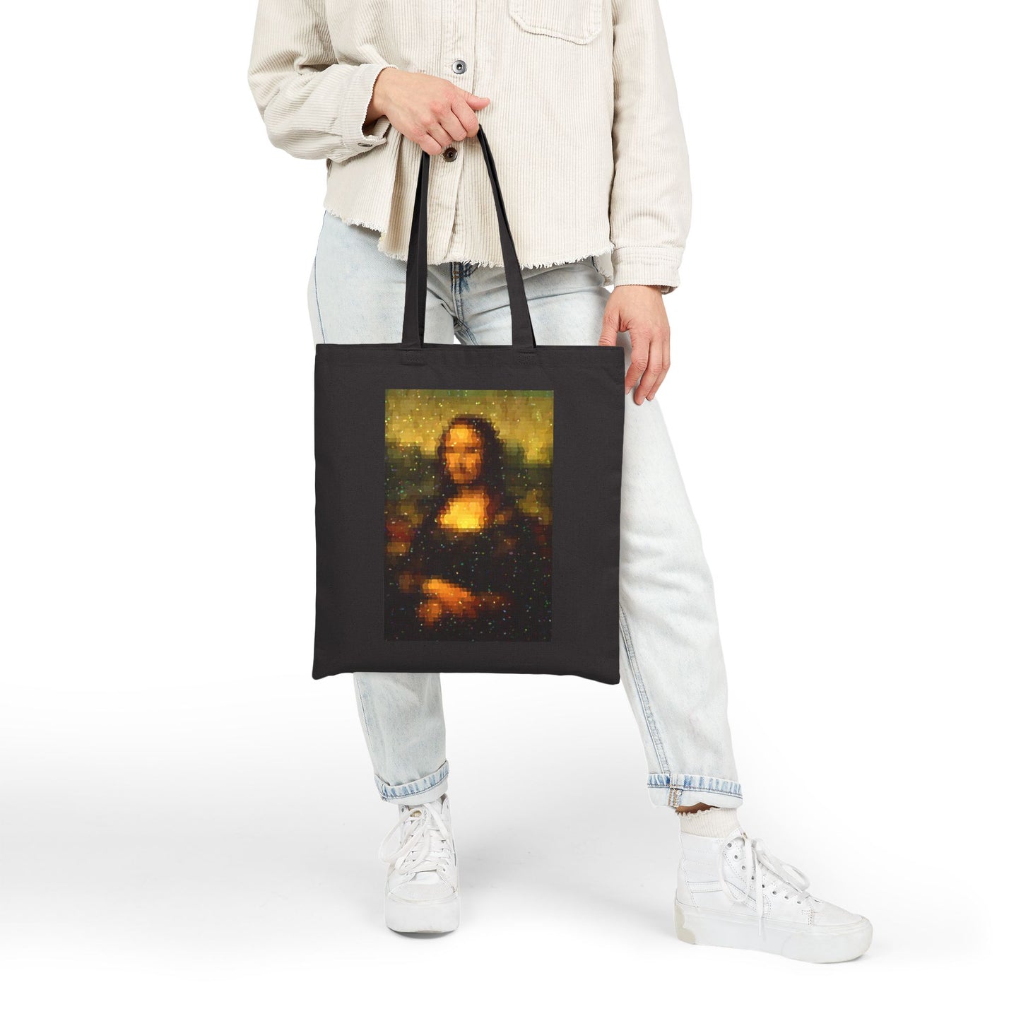 Pixel Muse — Silent Smile - Tote Bag