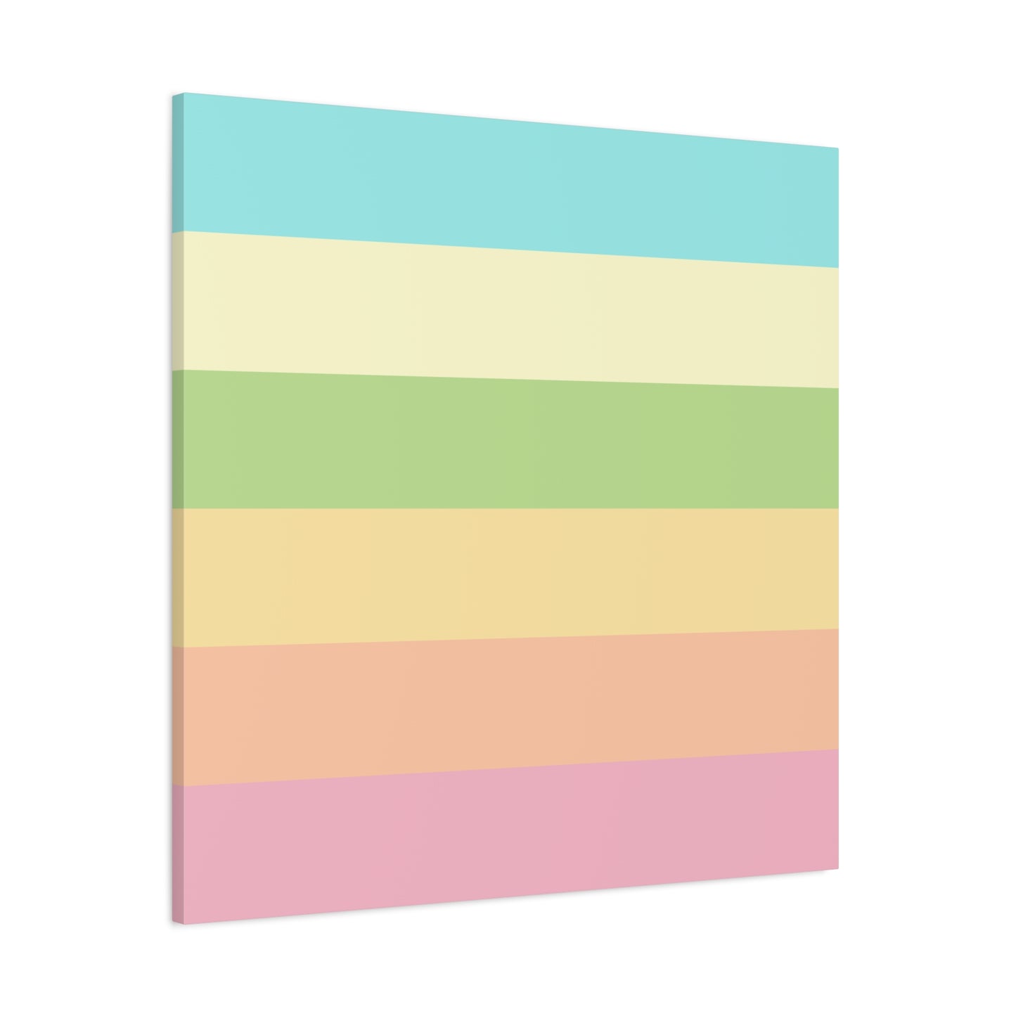 Pastel Stripes - Canvas