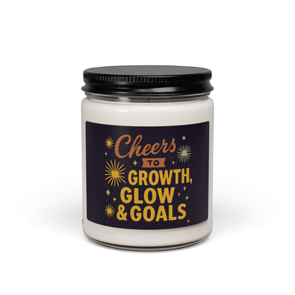Cheers to Growth, Glow & Goals - Scented Candle
