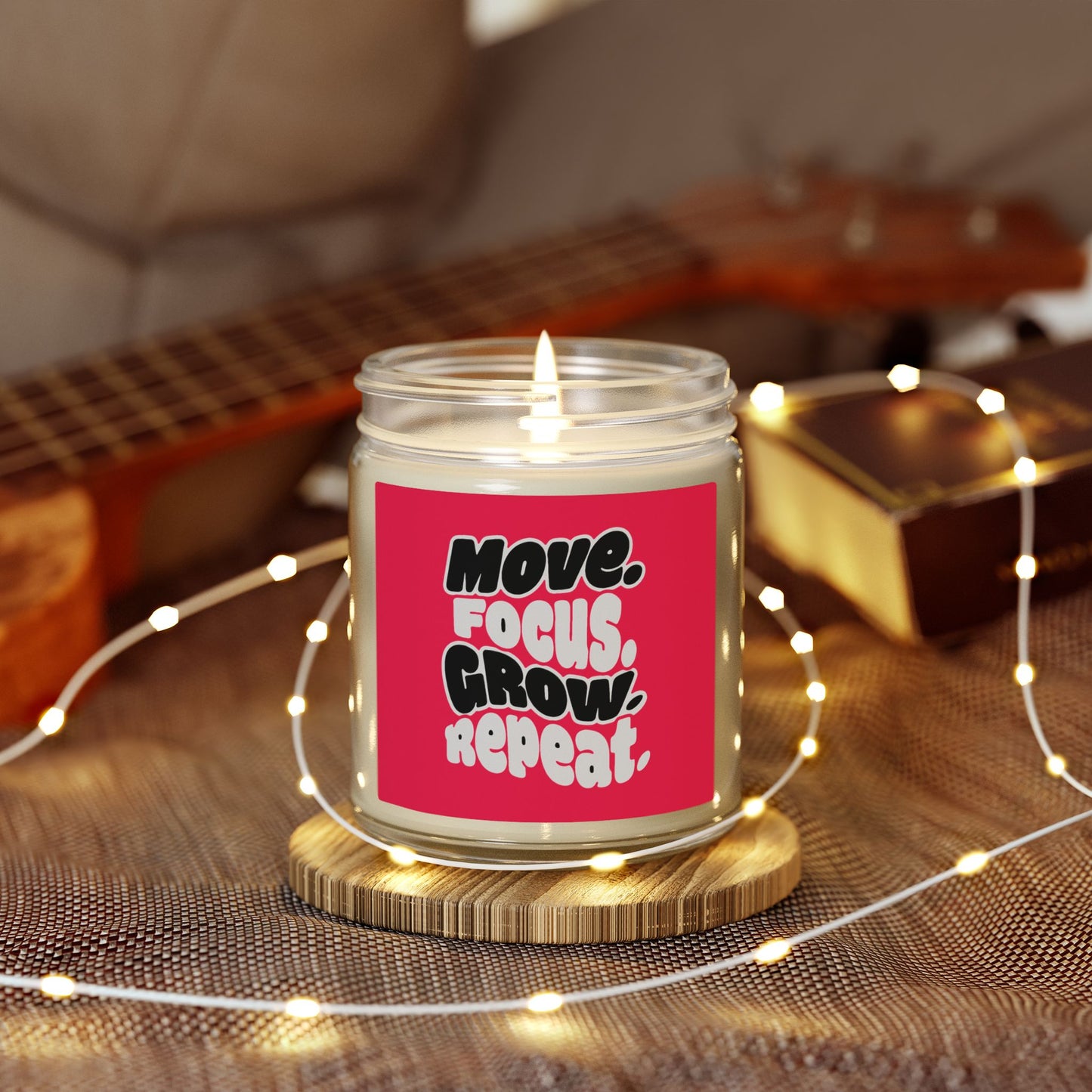 Move. Focus. Grow. Repeat. - Scented Candle