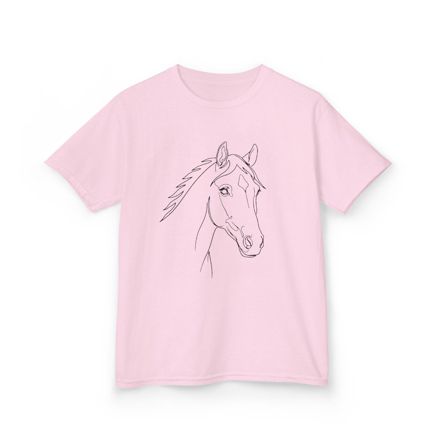 Horse Portrait Sketch - Kids Tee