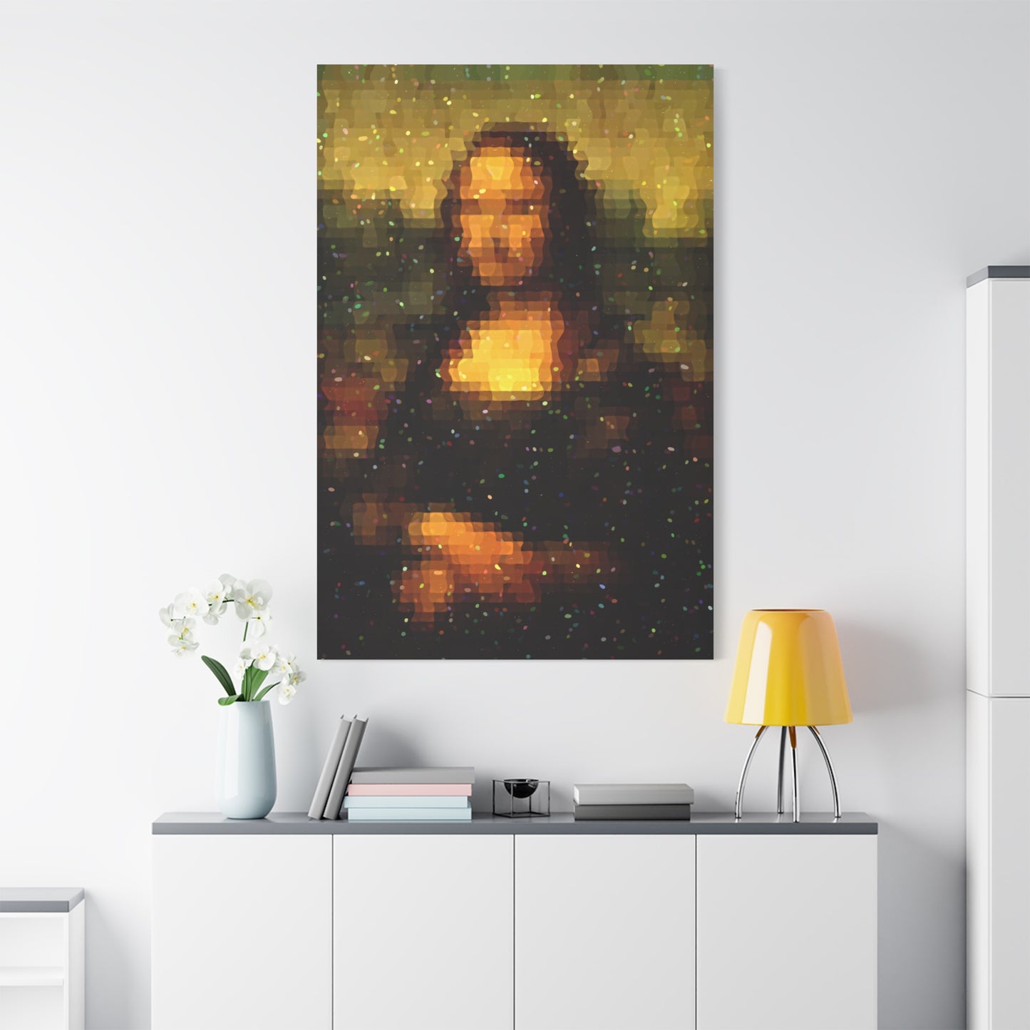 Pixel Muse — Silent Smile - Canvas