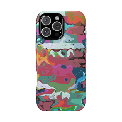 Colorful Abstract Marble - Phone Case
