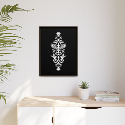 Hummingbird Soulmates - Framed Canvas