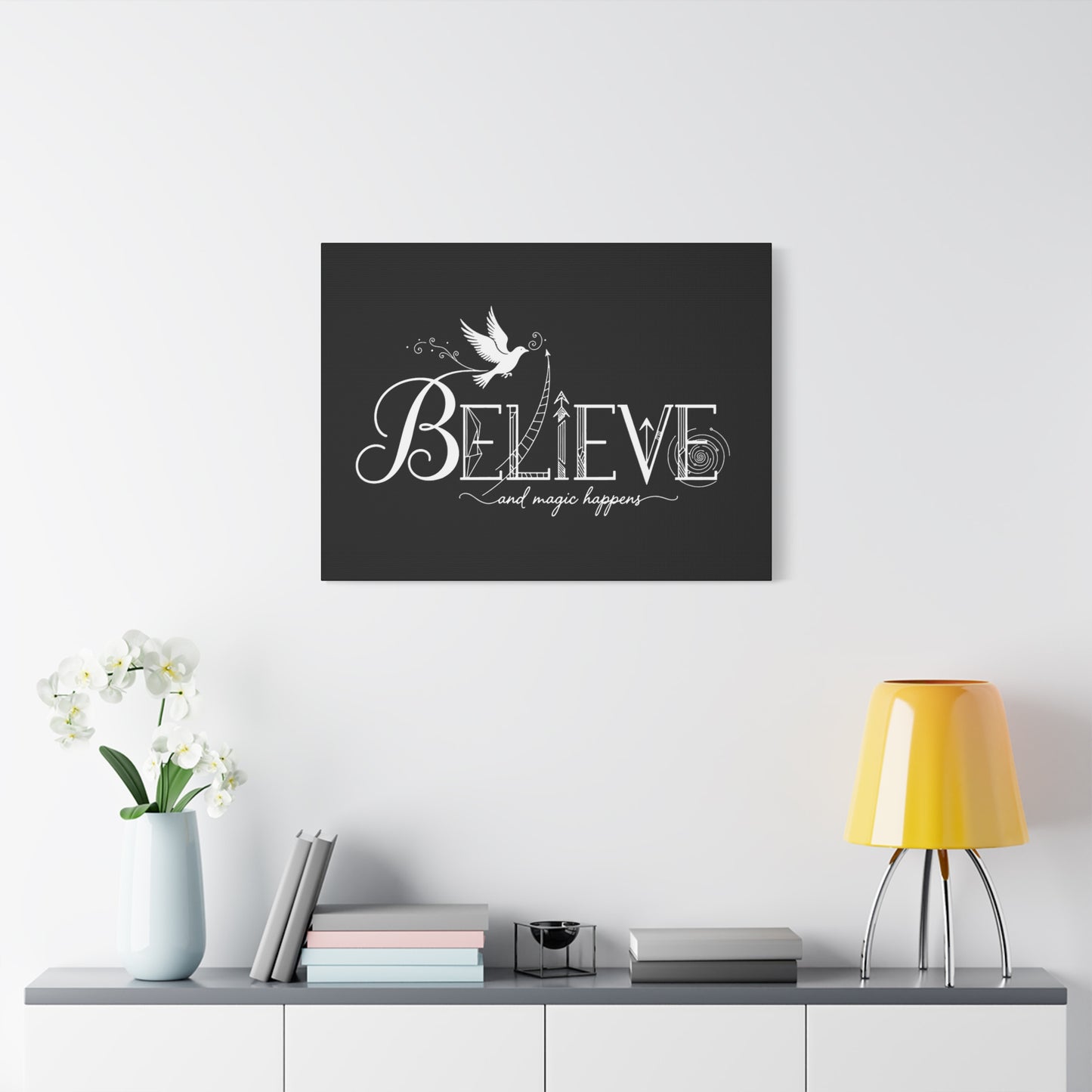 Believe and Magic Happens - Canvas