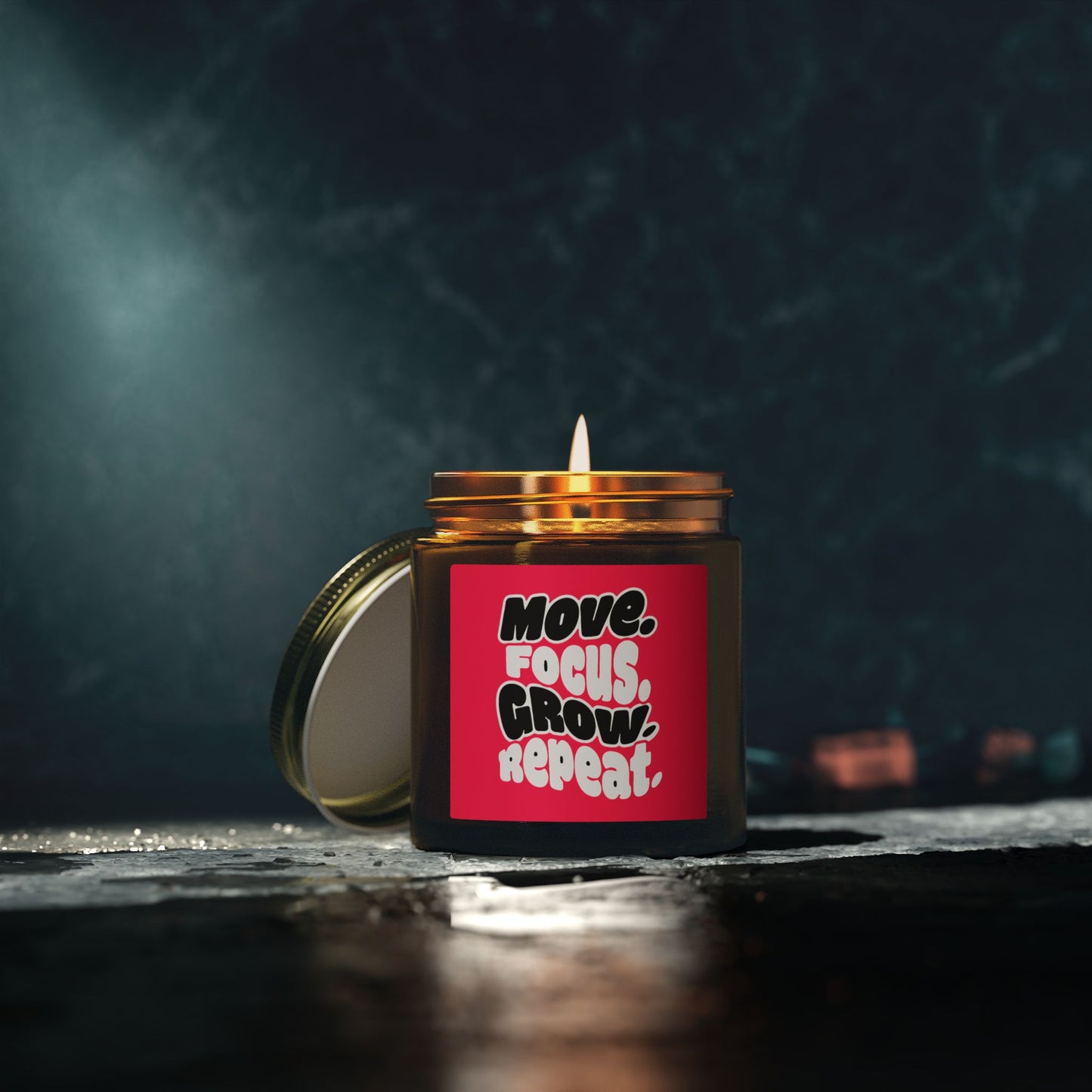 Move. Focus. Grow. Repeat. - Scented Candle