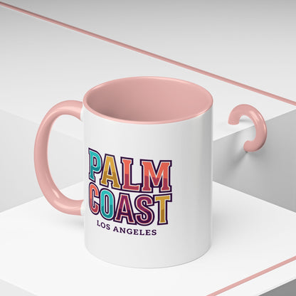Palm Coast - Los Angeles - Color Accent Mug