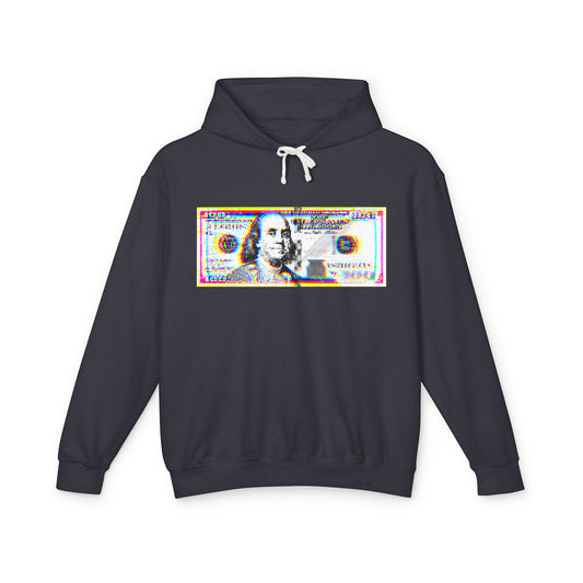 100 Dollars Bill - Neon Color Explosion - Hoodie
