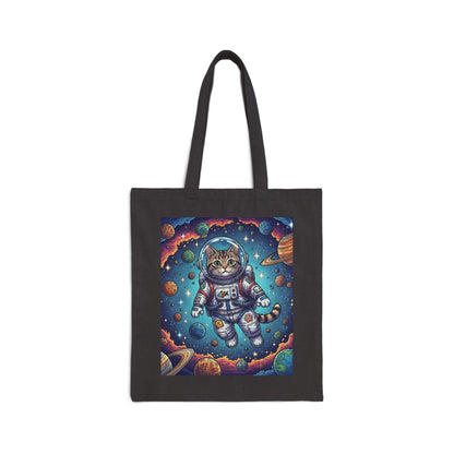 Astronaut Cat - Canvas Tote Bag