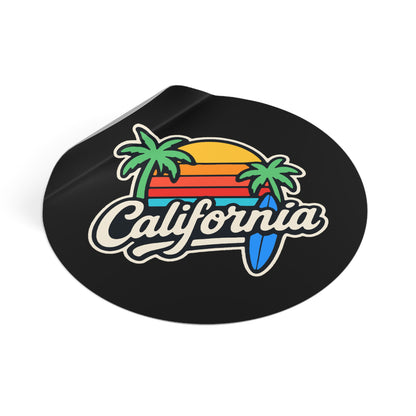 California Surf Vibes - Sticker