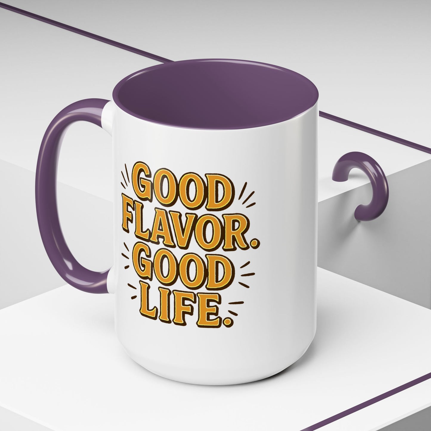 Good Flavor. Good Life. - Color Accent Mug