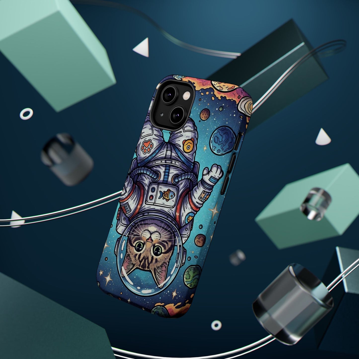 Astronaut Cat - Magnetic Phone Case