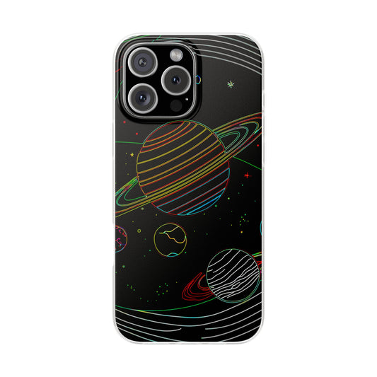 Galaxy-Inspired Flexi Cases, Vibrant Phone Covers, Space-Themed Accessories, Cosmic Gifts for Astronomers, Unique Phone Protectors