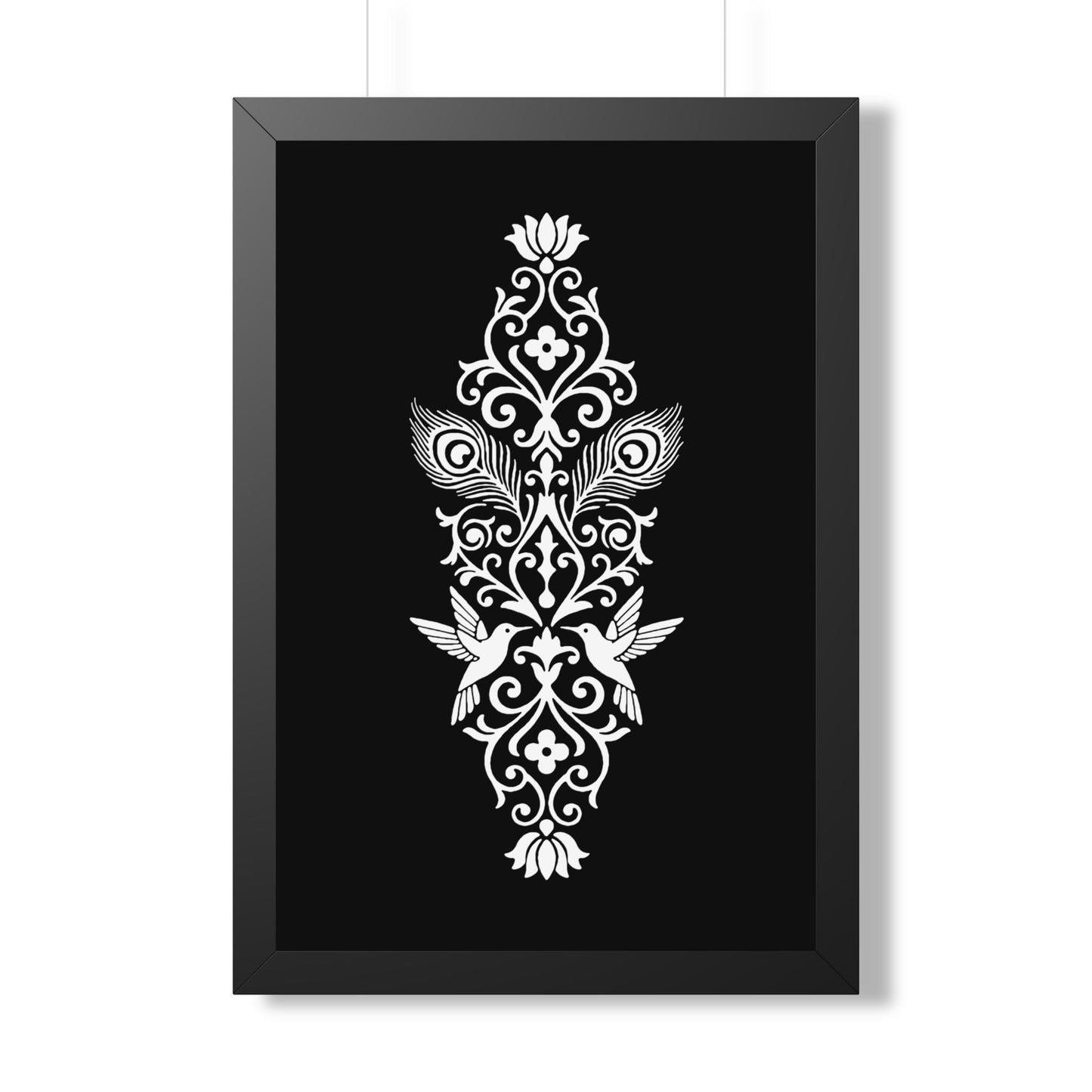 Hummingbird Soulmates - Framed Poster