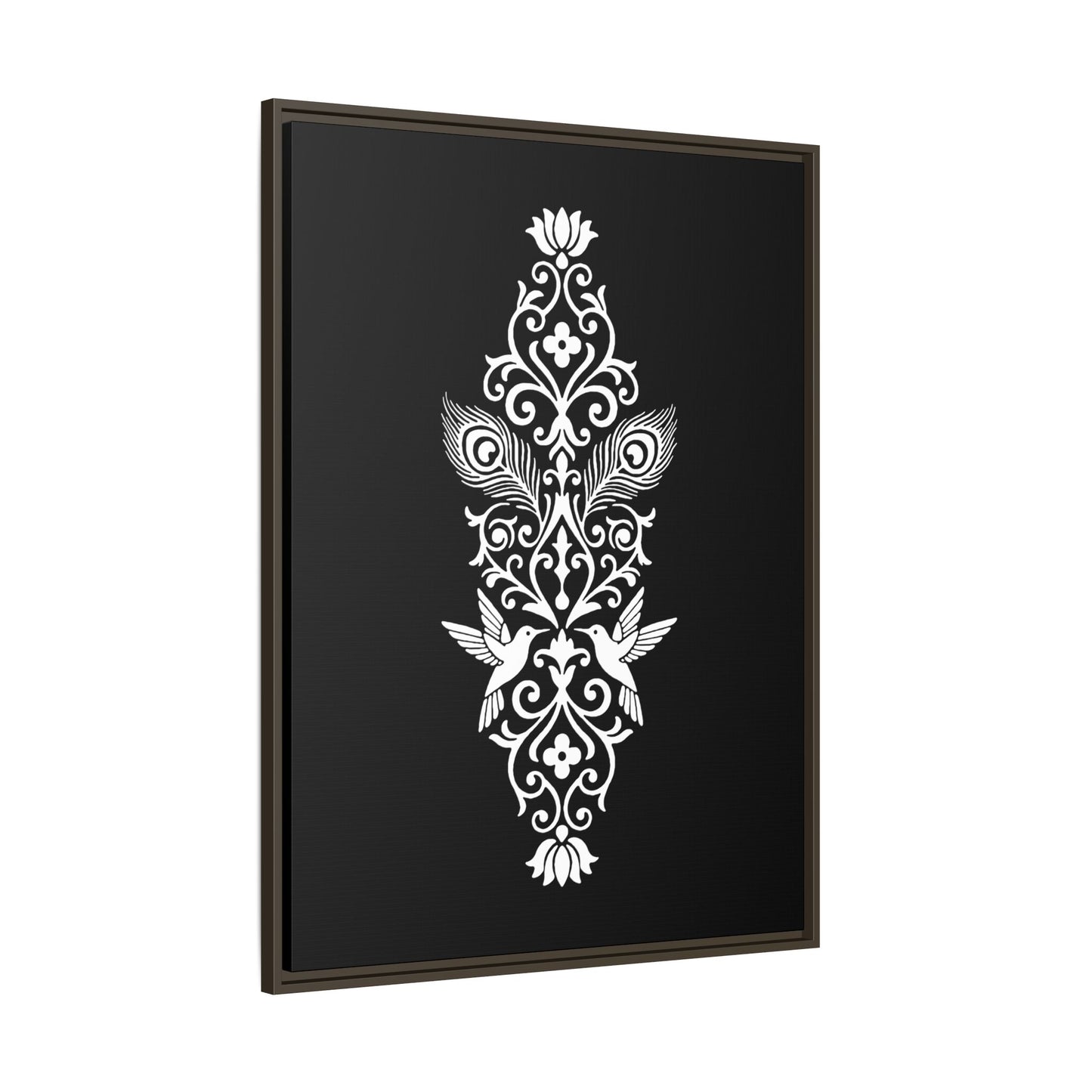 Hummingbird Soulmates - Framed Canvas