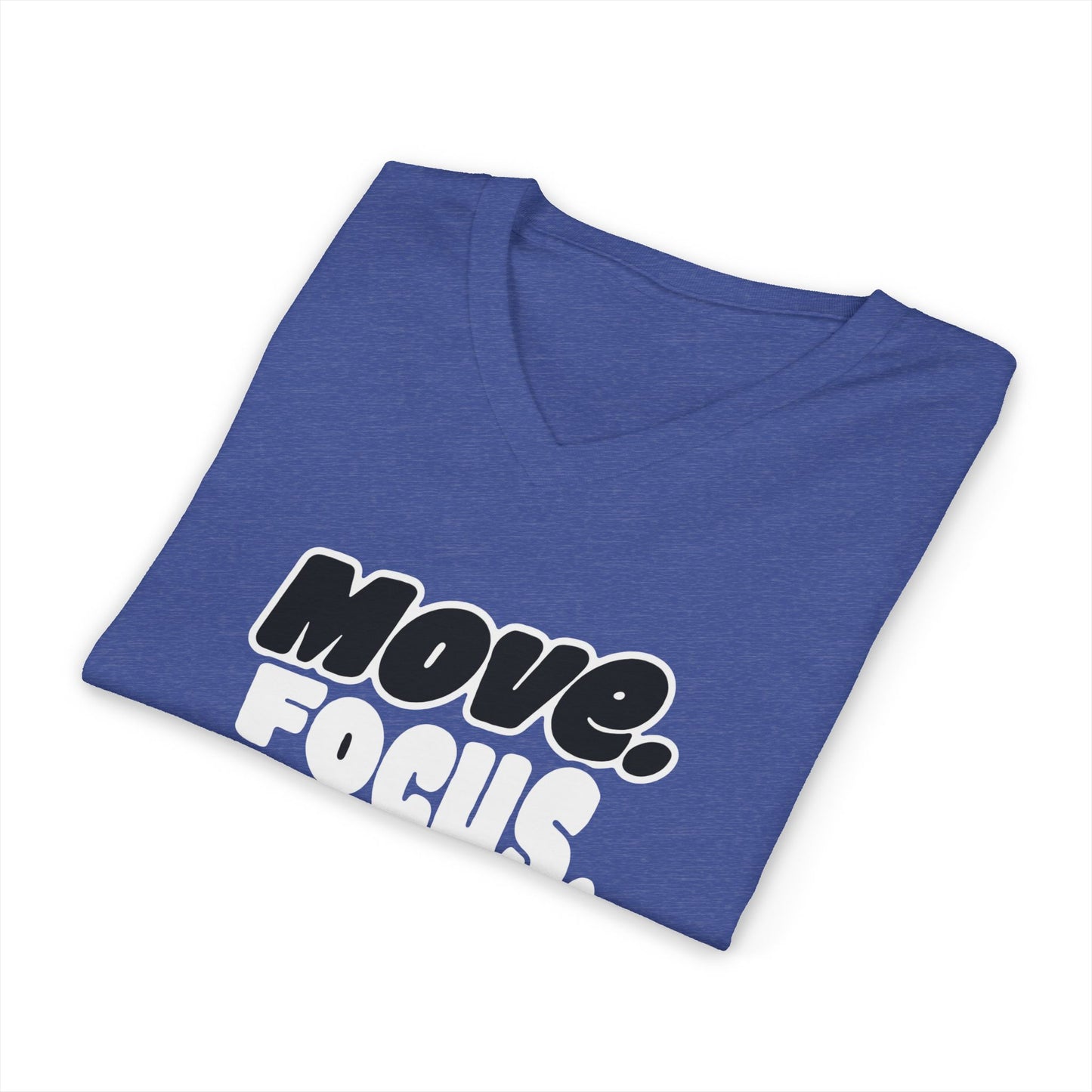 Move. Focus. Grow. Repeat. - V-Neck Tee