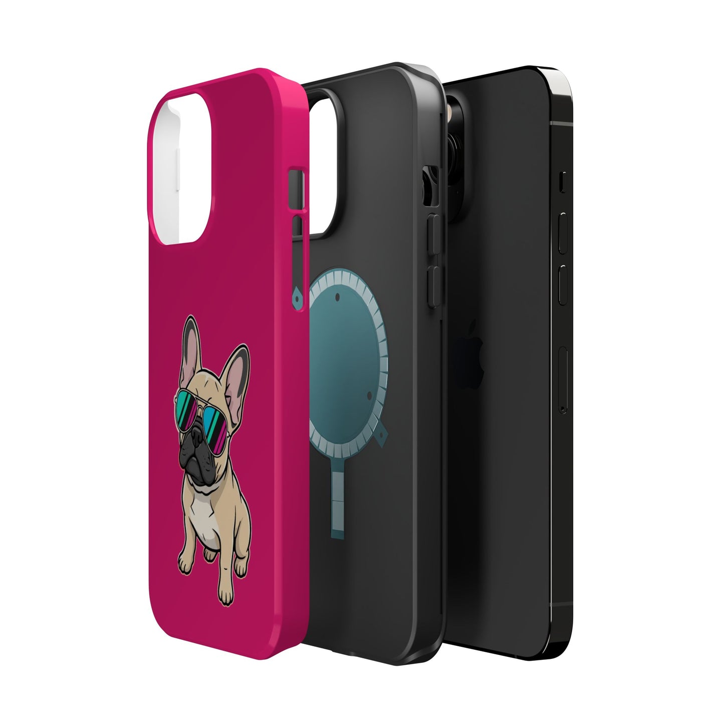 French Bulldog with Sunglasses - Magnetic Phone Case