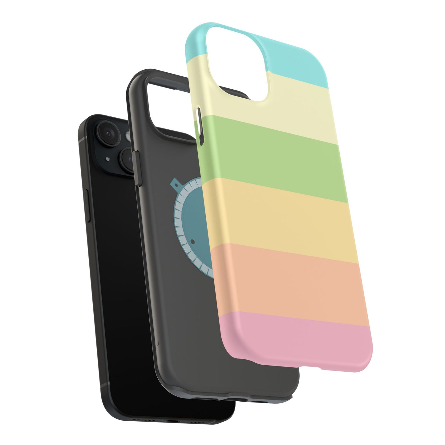 Pastel Stripes - Magnetic Phone Cover