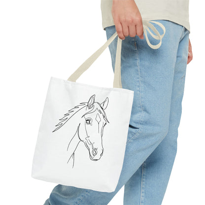 Horse Portrait Sketch - Tote Bag