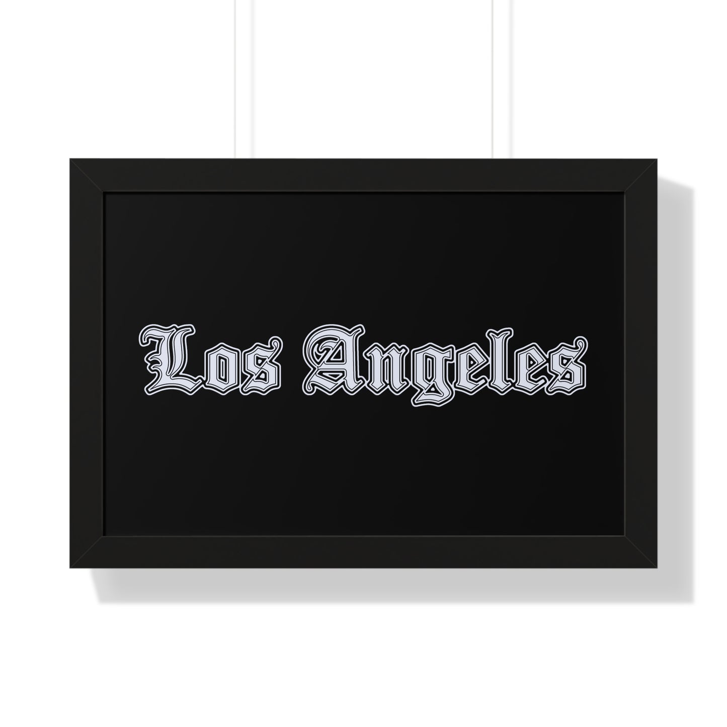 Los Angeles - Silver Edition - Framed Poster