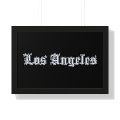 Los Angeles - Silver Edition - Framed Poster