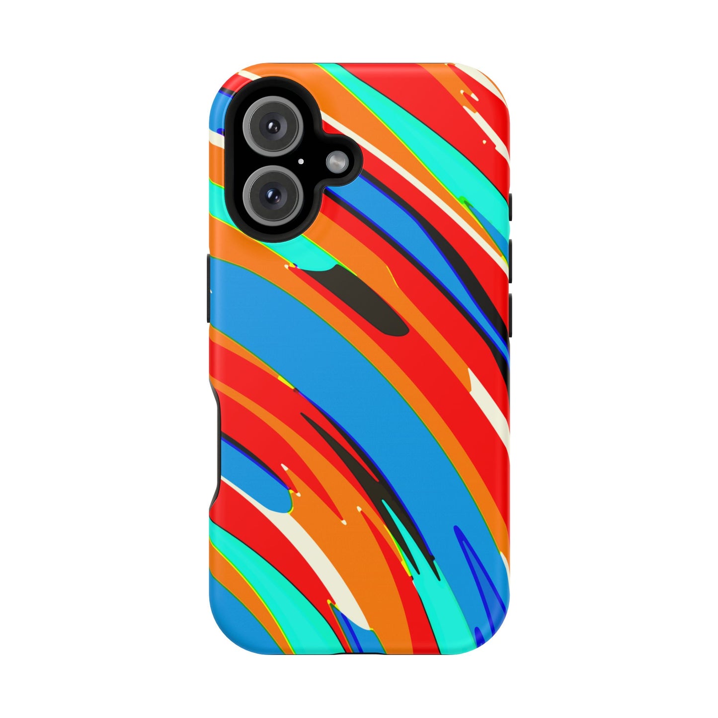 Abstract Rainbow Swirl Arc - Magnetic Phone Case