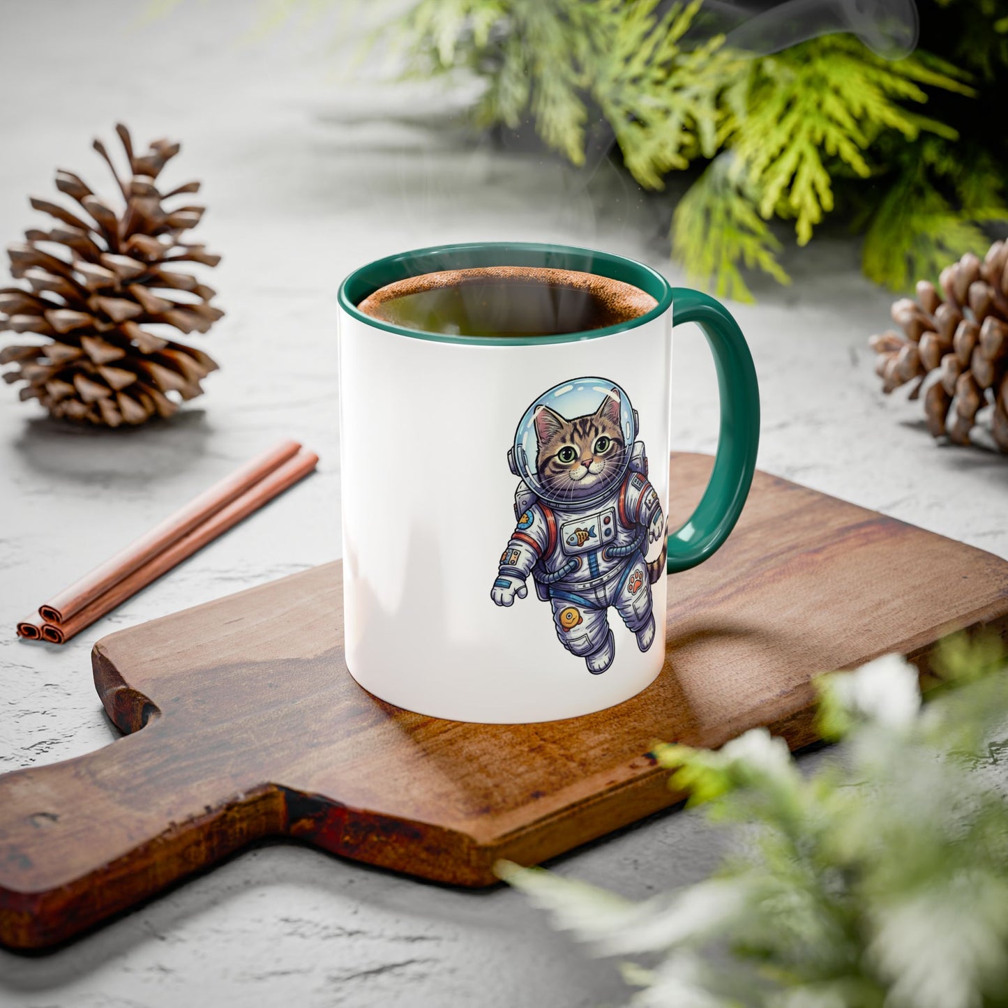 Astronaut Cat - Colorful Mug