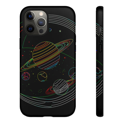 Galactic Tough Phone Case, Starry Space Protection, Unique Gift for Astronomers, Celestial Accessories, Trendy Space Lovers