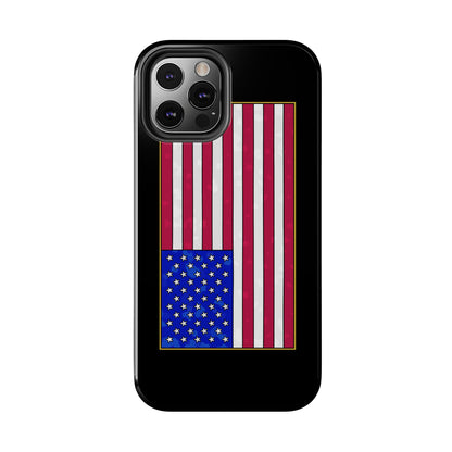 New Glory American Flag (Gold Edge Edition) - Phone Case