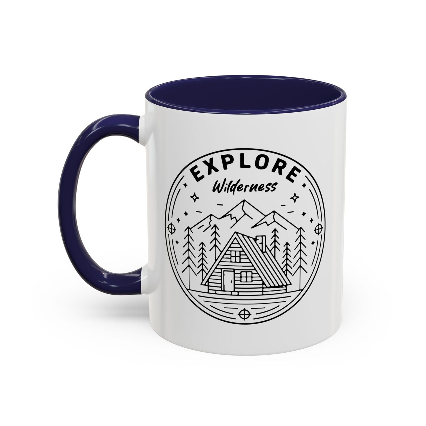Explore Wilderness - Color Accent Mug
