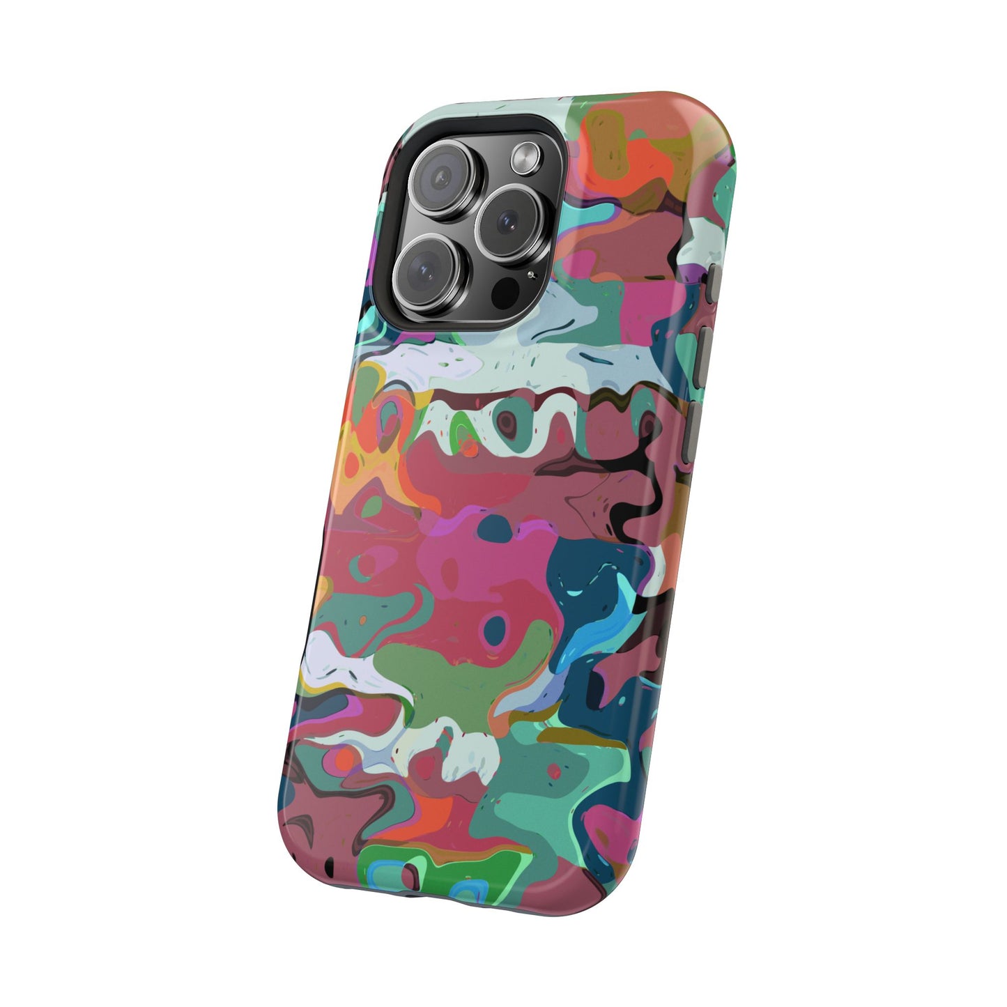 Colorful Abstract Marble - Magnetic Phone Case