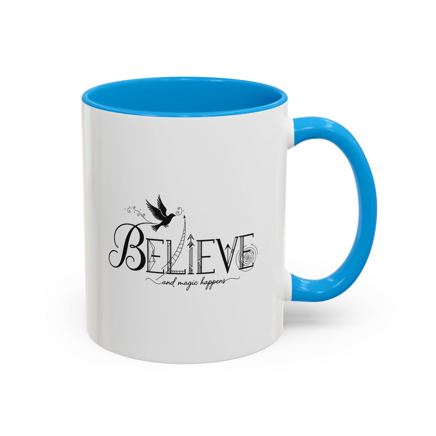 Believe and Magic Happens - Colorful Mug