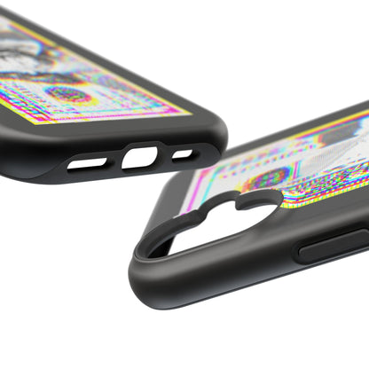 100 Dollars Bill - Neon Color Explosion - Magnetic Phone Case