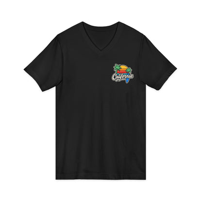 California Surf Vibes - V-Neck Tee