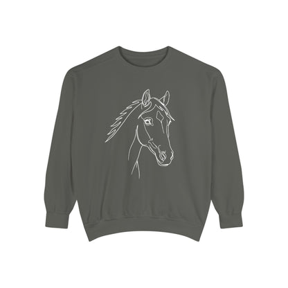 Horse Portrait Sketch - Sweatshirt