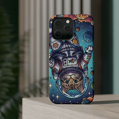 Astronaut Cat - Magnetic Phone Case