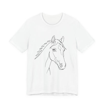Horse Portrait Sketch - T-Shirt