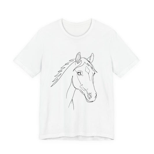 Horse Portrait Sketch - T-Shirt