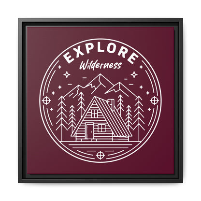 Explore Wilderness - Framed Canvas