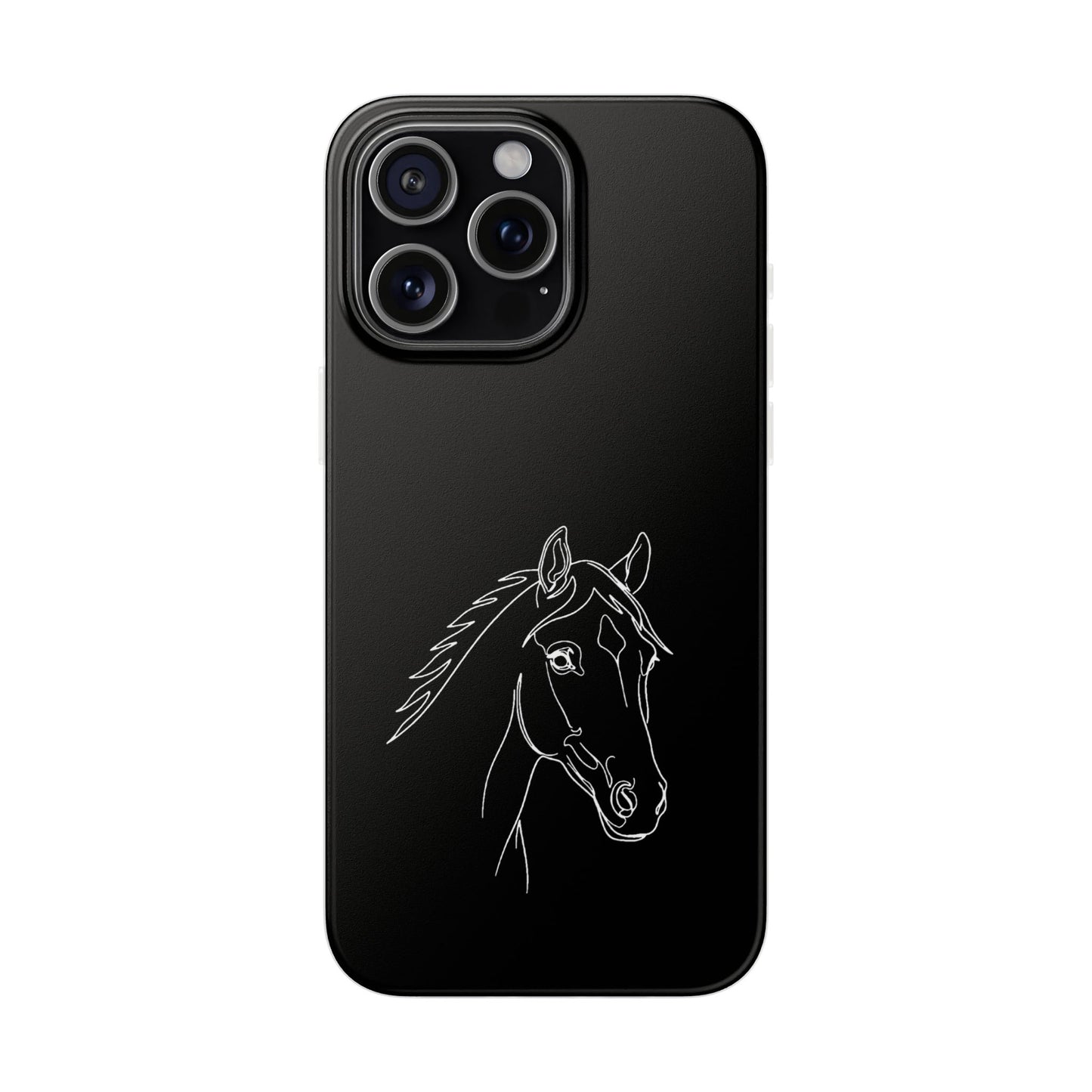 Horse Portrait Sketch - Flexi Phone Case