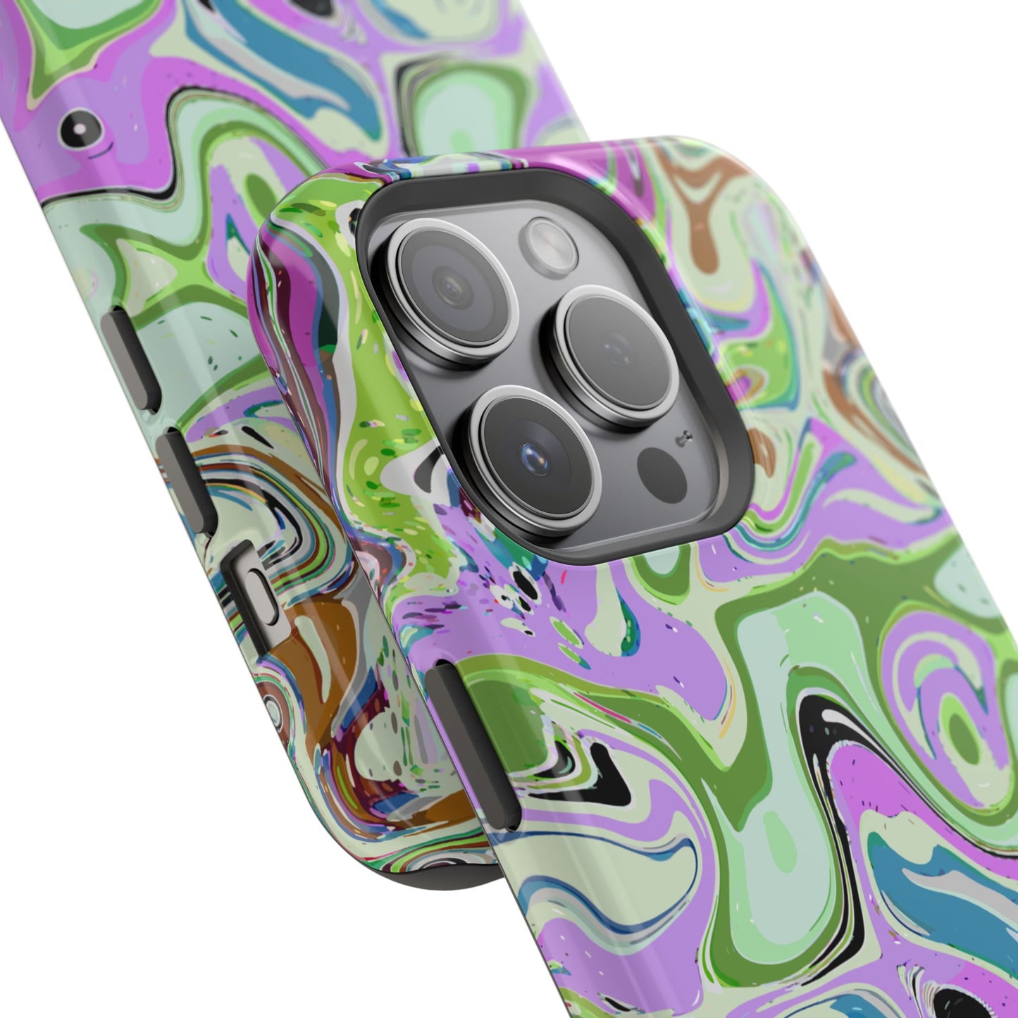 Vibrant Multi‑Color Swirl - Magnetic Phone Case