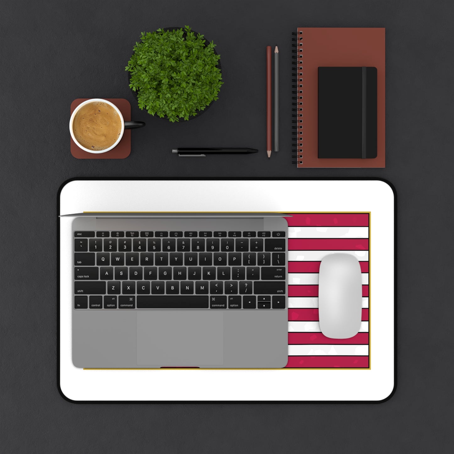 New Glory American Flag (Gold Edge Edition) - Desk Mat