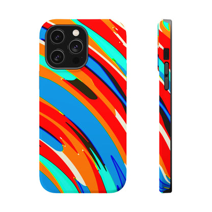 Abstract Rainbow Swirl Arc - Magnetic Phone Case