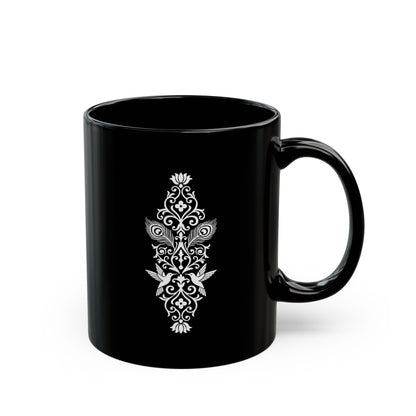 Hummingbird Soulmates - Black Mug