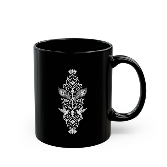 Hummingbird Soulmates - Black Mug