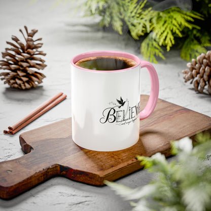 Believe and Magic Happens - Colorful Mug