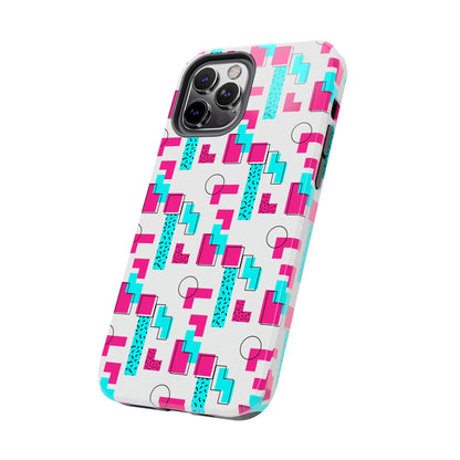 Retro Geometric Vibes - Phone Case