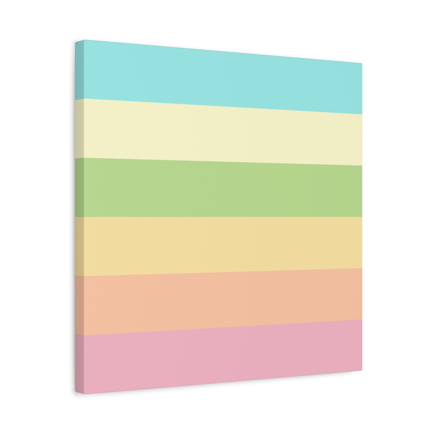 Pastel Stripes - Canvas