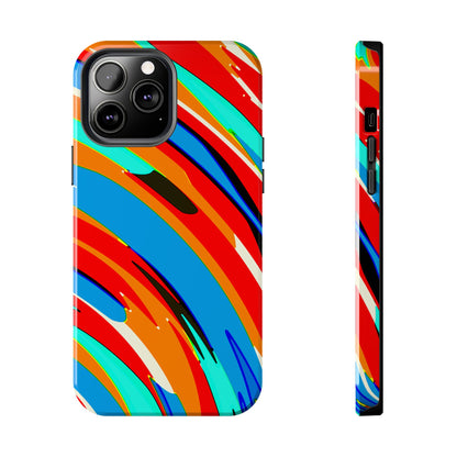 Abstract Rainbow Swirl Arc - Phone Case